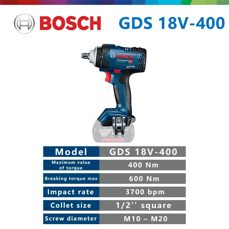 Бесщеточный ударный гайковерт  – обзор и цена Power Tools Impact Wrench