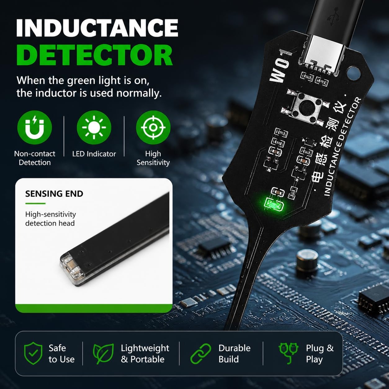Тестер индуктивности W01 Type  – обзор и цена Power Tools Plus