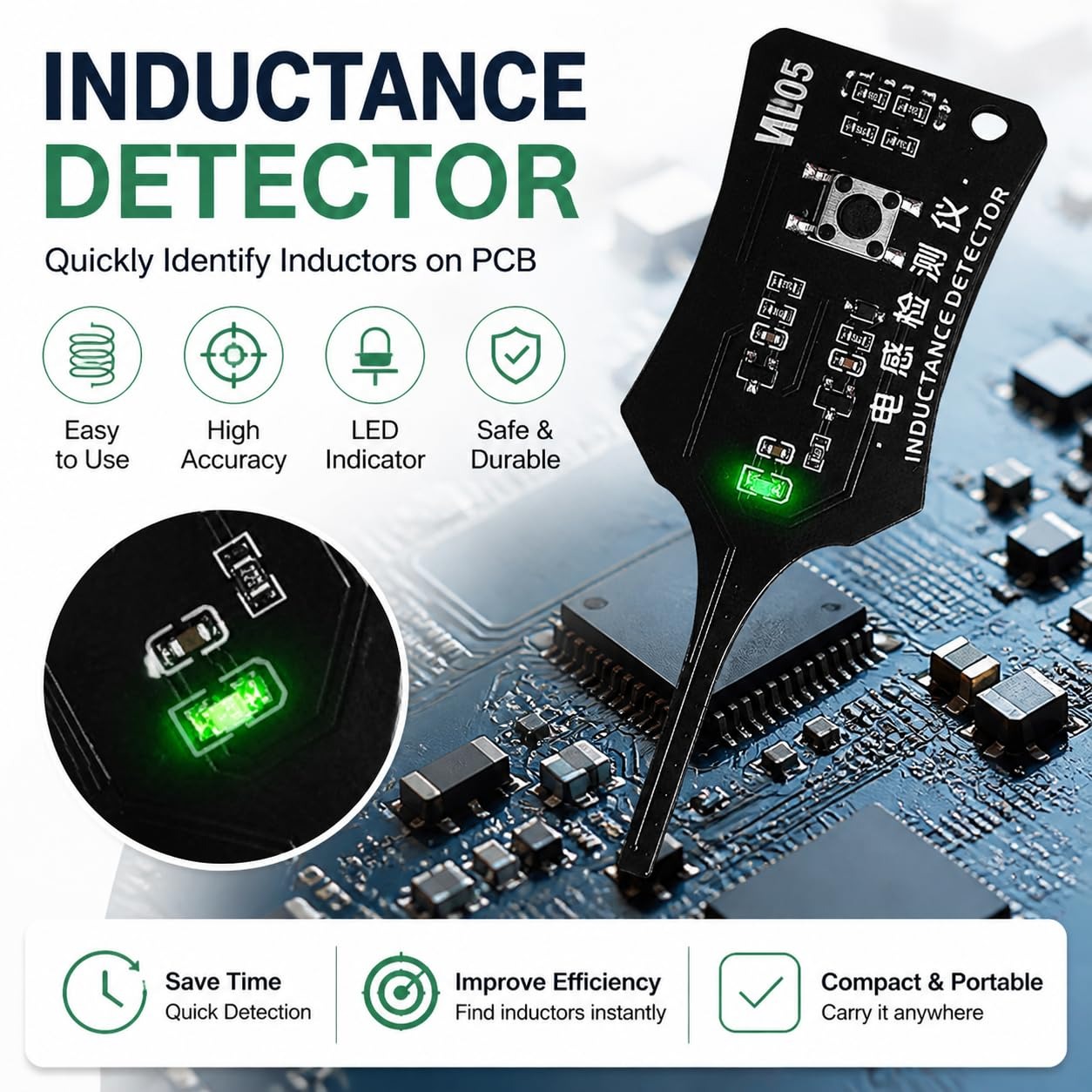 Тестер индуктивности W01 Type  – обзор и цена Power Tools Plus