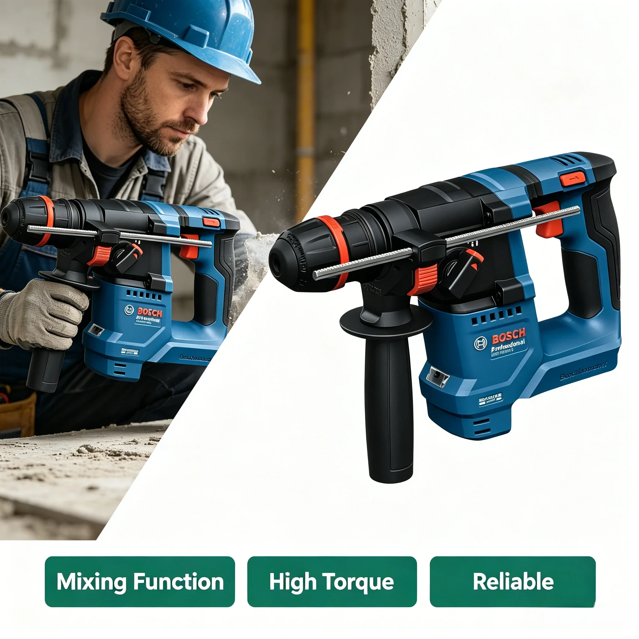BOSCH GBH 18V-18X 18В Бесщеточ – обзор и цена Power Tools Plus