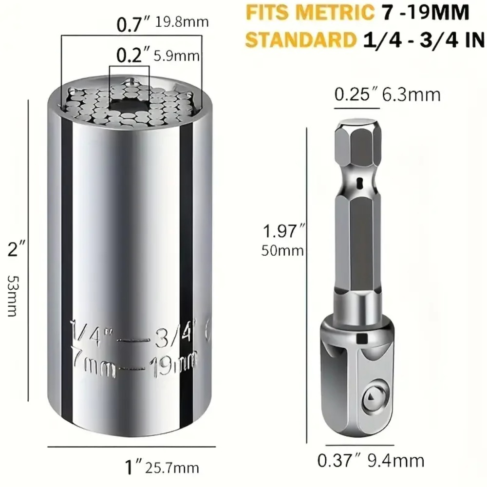 Универсальный набор торцевых к – обзор и цена Power Key Tools