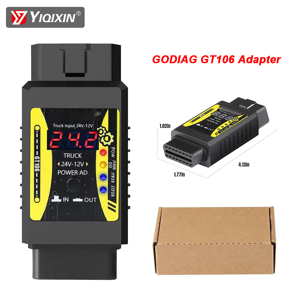 Godiag GT106 Plus адаптер мощн – обзор и цена Power Tools Plus