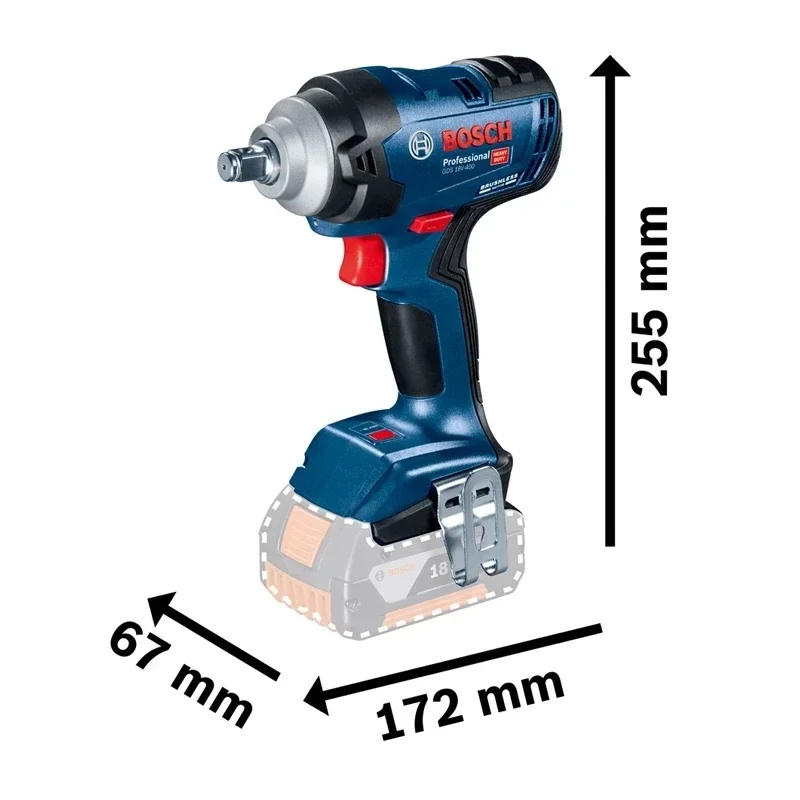 Бош GDS 18V-400 18В Бесщеточны – обзор и цена Power Tools Impact Wrench